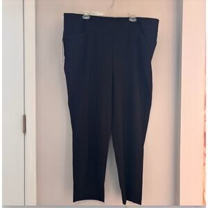 NWT Dalia black pull on black pants size 3X tummy control